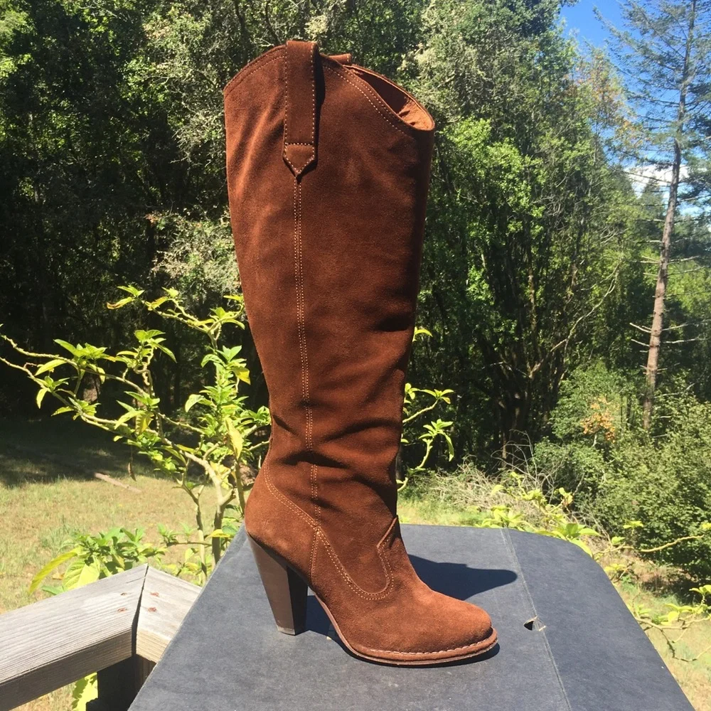 Brown Frye Boots size 7.5 - Picture 1 of 5